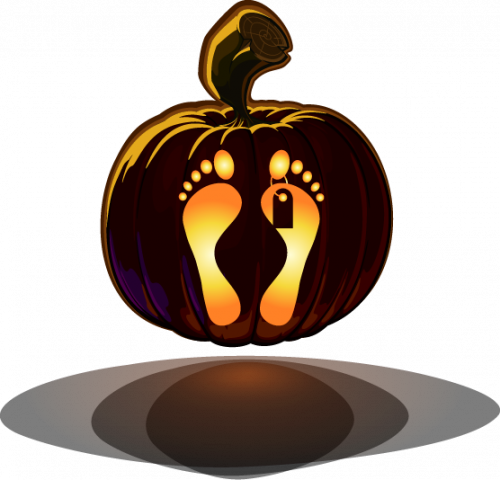 Toe Tagged Free Pumpkin Carving Stencil